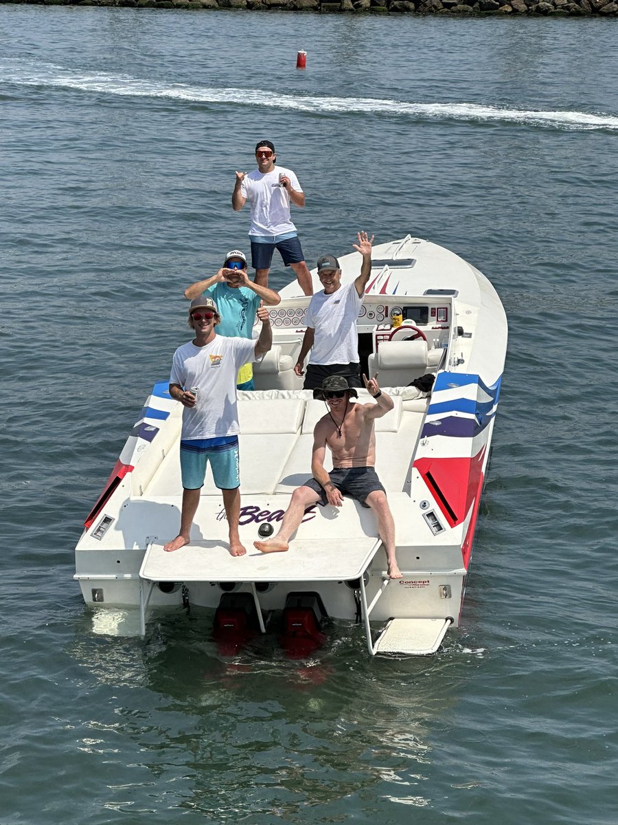 BrianBegin222's tweet photo. “It’s the f#@king Catalina Ski Race”! Good times watching @thaig13 lay it down and take home the W again 🚤 https://t.co/XMphOdn9Lk
