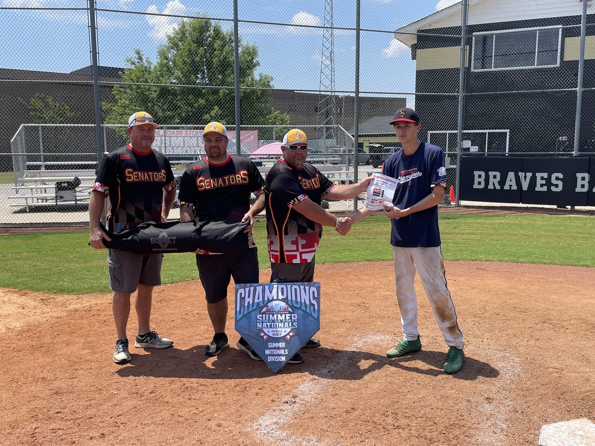 TCEastCoastBSB's tweet photo. Session Two of our UpperClass Myrtle Beach Summer Nationals is in the books!

🥇Summer Nationals Champs: 
Southern Maryland Senators-Quade

🥈Summer Nationals Finalists: 
Indy Sharks-Barnum

UpperClass MVP: #4 Riley Whitney https://t.co/bG2Y88G7bJ