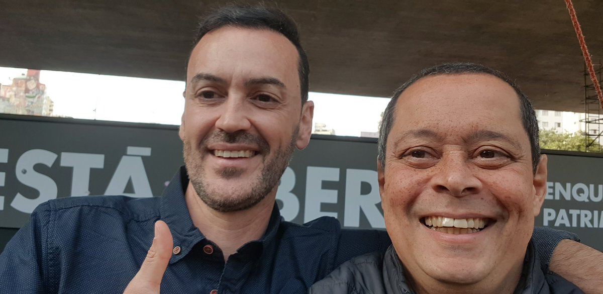 jorgeserrao's tweet photo. Com meu querido amigo Sérgio Tavares @NoticiasTavares na Avenida Paulista, neste 14 de julho... Brasil e Portugal lutando pela Liberdade... https://t.co/9vr8KR8fdi
