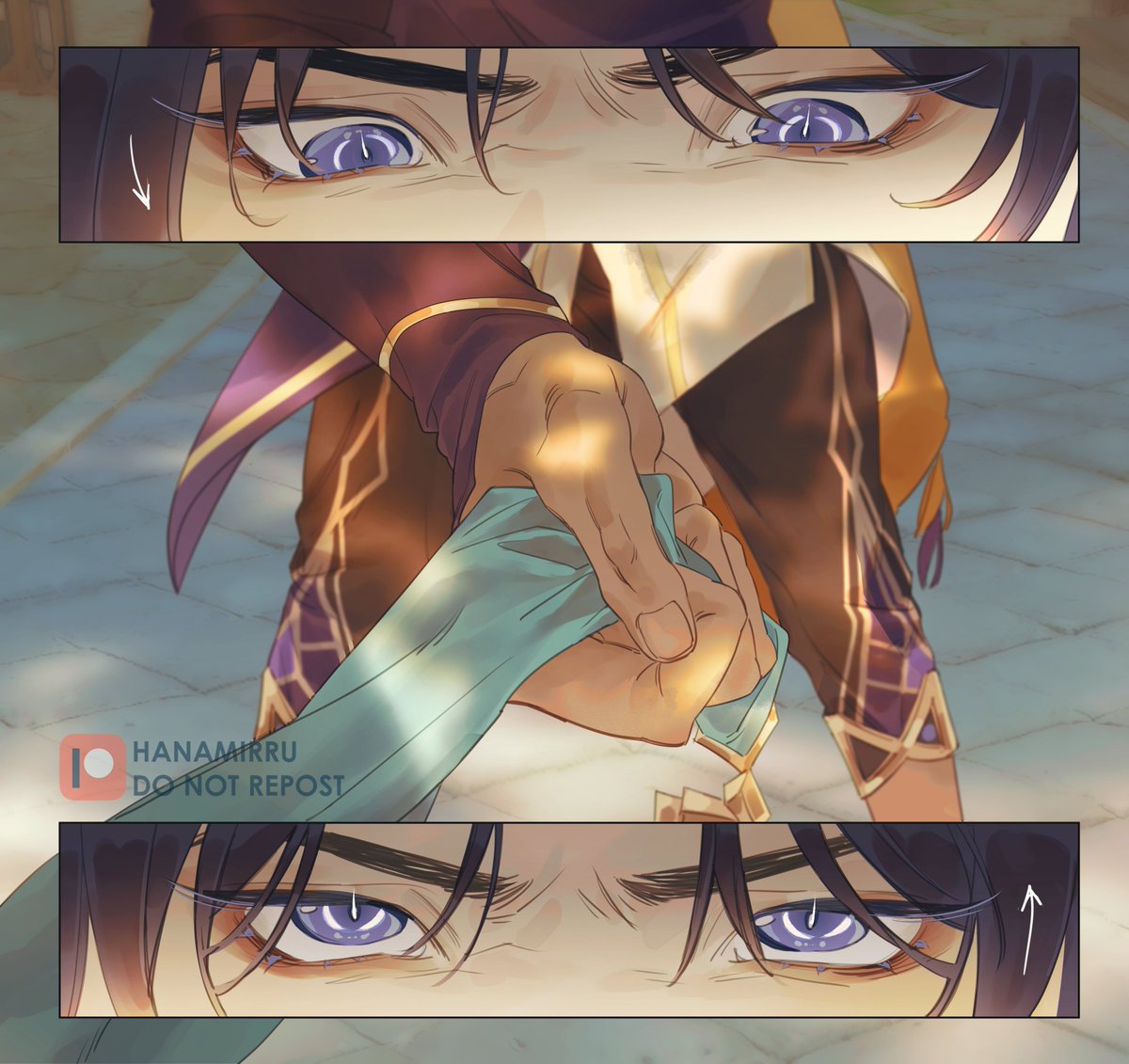 hanamirru's tweet photo. — Love at first sight #sethoscara #sethos #wanderer #GenshinImpact https://t.co/CjyeJFt56V