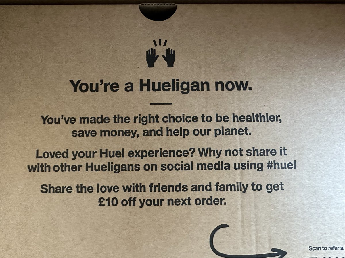 That’s brilliant <a href="/huel/">Huel</a>
