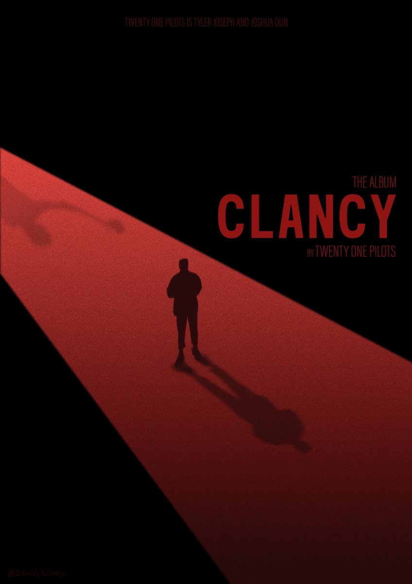 IAmNotClancy's tweet photo. I know you see me standing still.

a minimalistic clancy poster. 
#cliqueart #twentyonepilots https://t.co/HV6kcbJlCs