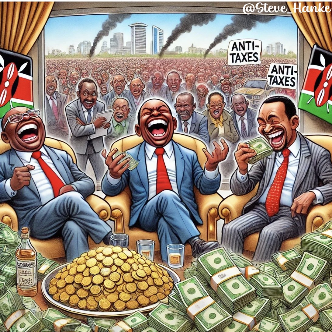 steve_hanke's tweet photo. According to Reuters, Kenyan lawmakers have been publicly flaunting their lavish lifestyles on social media platforms.

More confirmation of Hanke’s School Boy’s Theory of History: It’s just one damn thing after another. https://t.co/TKyoZEeZoK