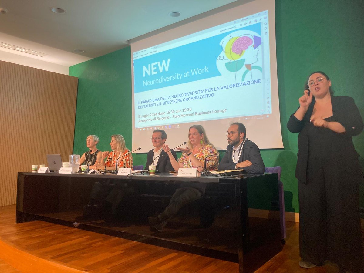 EDA (@edadyslexia) on Twitter photo On July 9, EDA was delighted to participate in the final event of the <a href="/NDworkplaces/">Neurodiversity at Work Erasmus+ Project</a> project in Bologna, organised by <a href="/AidpNazionale/">AIDP</a> and <a href="/FORMAazione/">FORMA.Azione</a>. With a full house of attendees, we explored the topic of #neurodiversity at work sharing perspectives from partners & stakeholders On July 9, EDA was delighted to participate in the final event of the <a href="/NDworkplaces/">Neurodiversity at Work Erasmus+ Project</a> project in Bologna, organised by <a href="/AidpNazionale/">AIDP</a> and <a href="/FORMAazione/">FORMA.Azione</a>. With a full house of attendees, we explored the topic of #neurodiversity at work sharing perspectives from partners & stakeholders