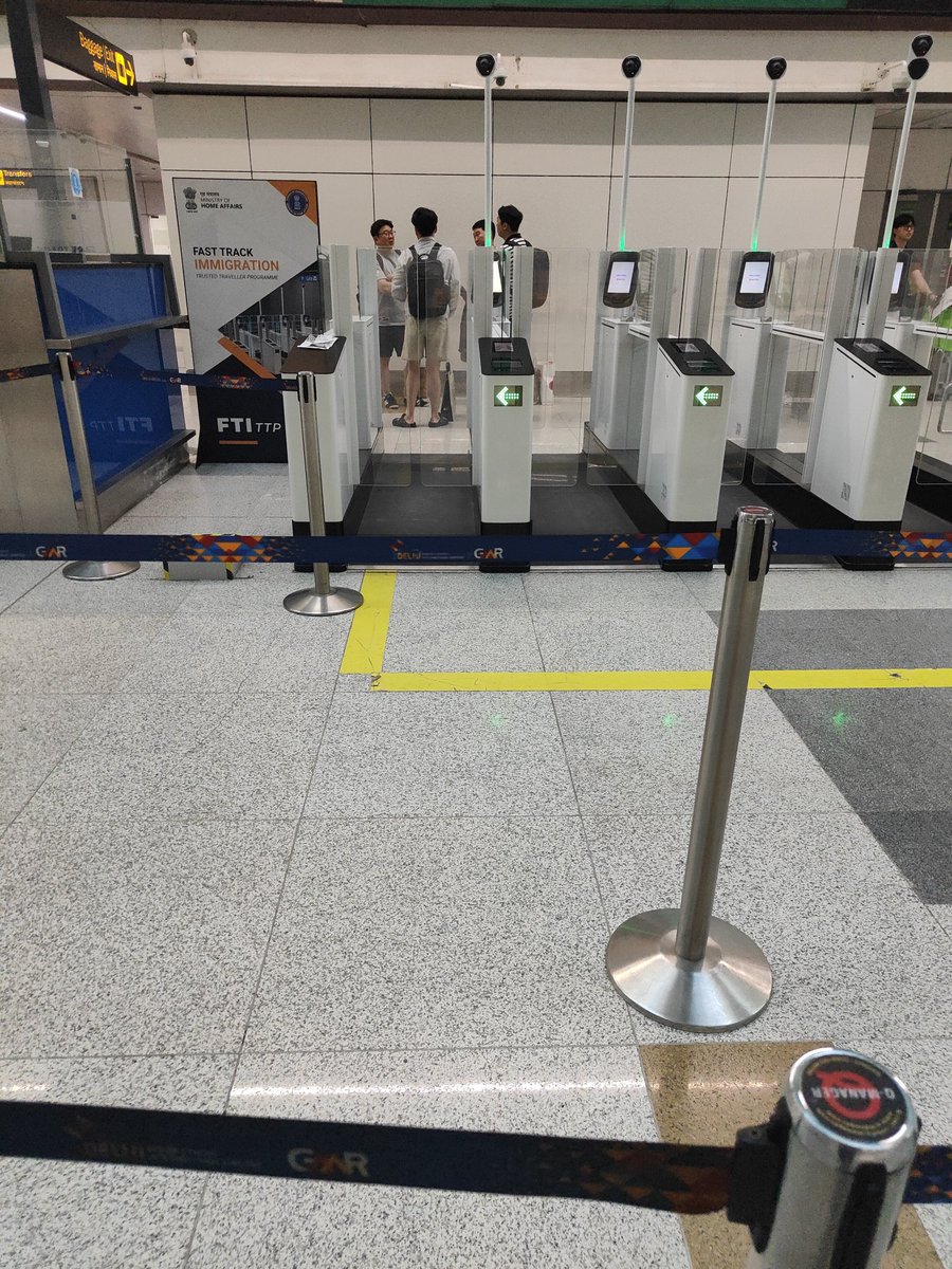 Amith - assemblyonline.in May 2&3 for CCOs 🇮🇳 (@amithpr) on Twitter photo I walked through immigration gates at Delhi Airport international arrival without my passport being stamped. No long queue. From aero bridge to the taxi in ten minutes.
You too can enroll for free online for FTI-TTP
Fast Track Immigration 
Trusted Traveler Programme I walked through immigration gates at Delhi Airport international arrival without my passport being stamped. No long queue. From aero bridge to the taxi in ten minutes.
You too can enroll for free online for FTI-TTP
Fast Track Immigration 
Trusted Traveler Programme
