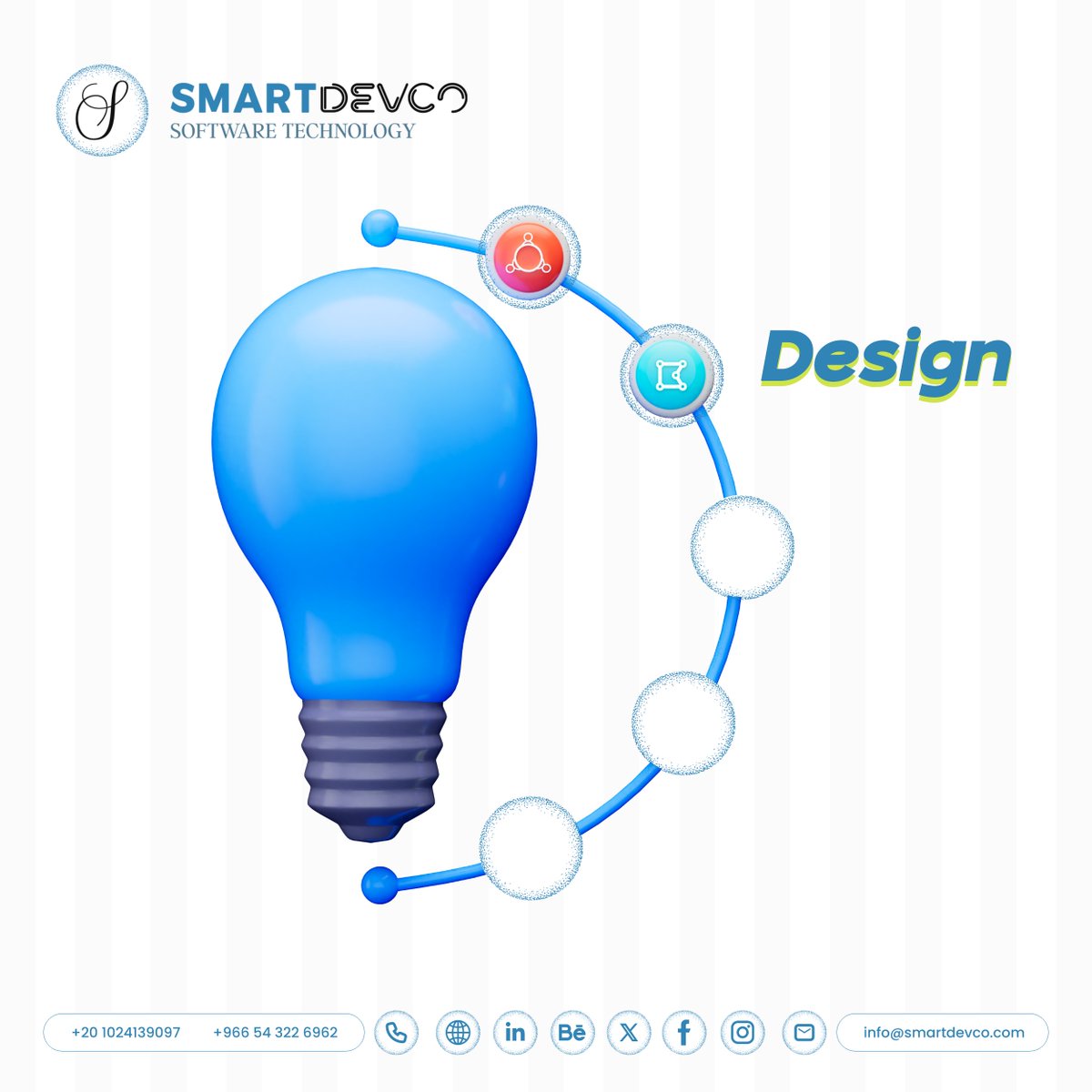 SmartDevCo's tweet image. Completing (SDLC) Talking🌐💻:

The second Phase is Design 🪄🎨:

It is where you put a pen and paper. it includes a prototype model. Creating a pre-production version of the product can allow the team to visualize what the product will look like.

#SDC #SmartDevCo