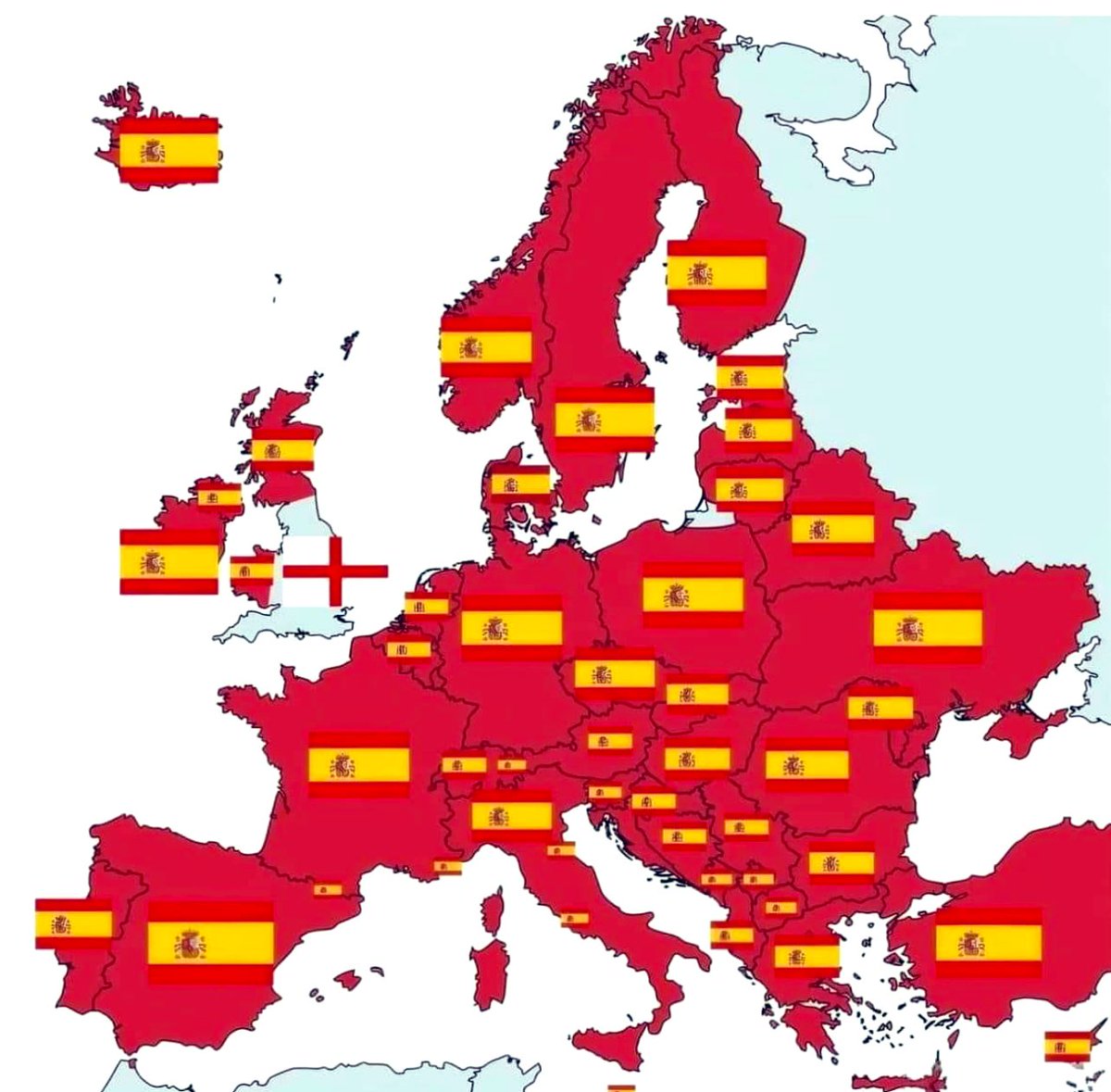 vtchakarova's tweet photo. Which country will be supporting Spain in the #EURO2024 final tonight? https://t.co/GiorTEyD2m