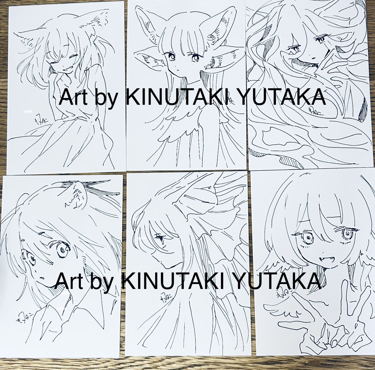 原画ラストです 明日余裕があれば現地で描くかもしれませんが…  数えてみたら会期中に54枚原画を描いてました