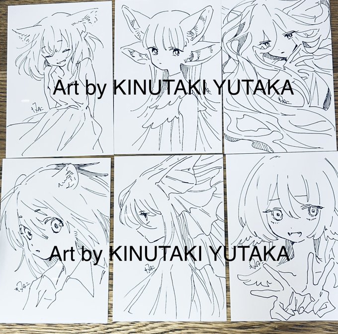 原画ラストです 明日余裕があれば現地で描くかもしれませんが…  数えてみたら会期中に54枚原画を描いてました