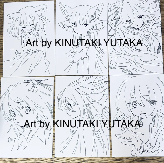 原画ラストです 明日余裕があれば現地で描くかもしれませんが…  数えてみたら会期中に54枚原画を描いてました