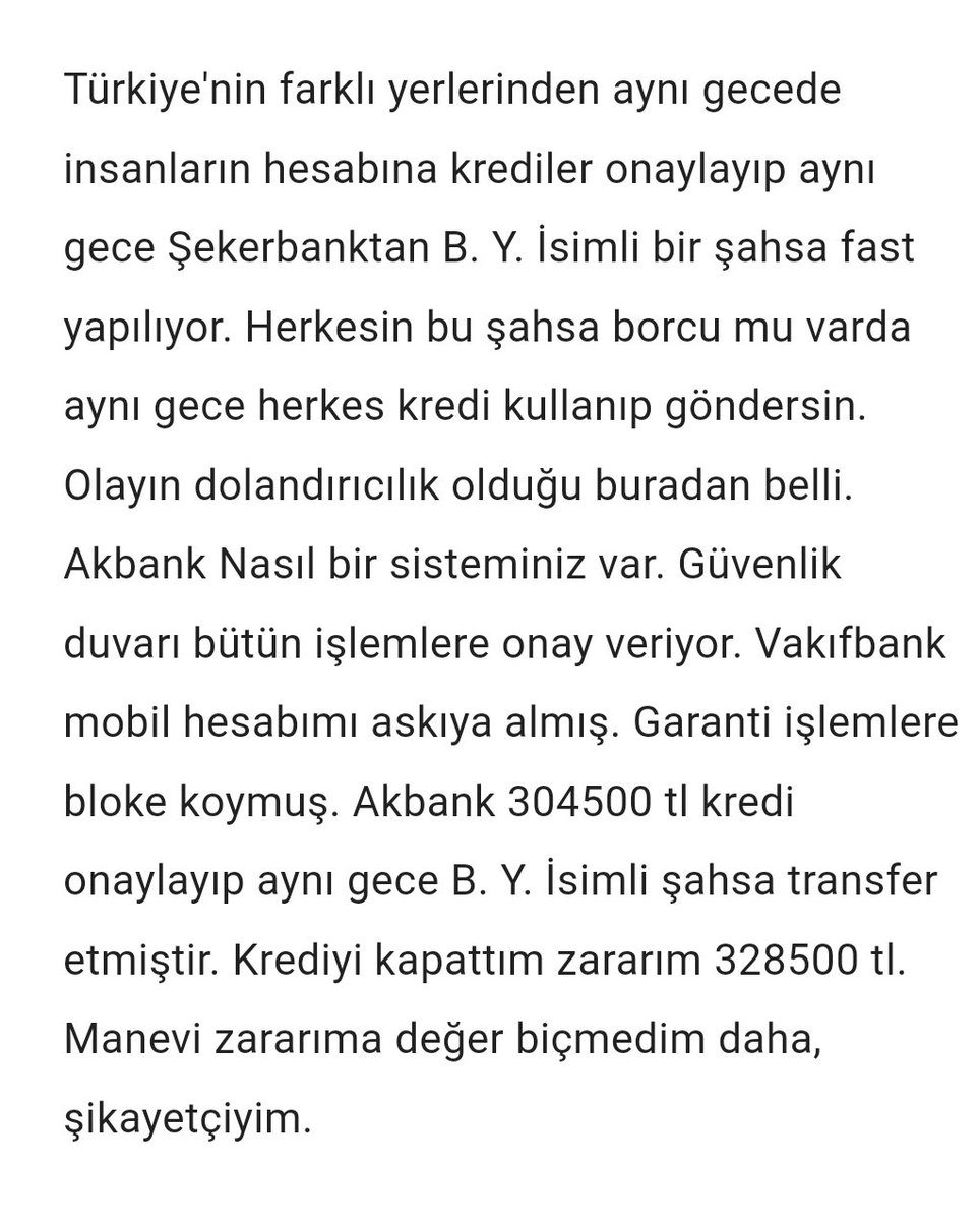 sinanakman0141's tweet photo. @Akbank @BDDKResmi  @AliYerlikaya @RTErdogan @eczozgurozel  @dbdevletbahceli @aydinagaoglu Bütün devlet büyüklerimize sesleniyorum. Yalvarıyorum particiliği bir kenara bırakın. Sesimizi duyun sesimizi olun. @Akbank perişan etti insanları. Binlerce mağdur var. Zengine yem etmeyin bizleri. https://t.co/dxH1OlODkj
