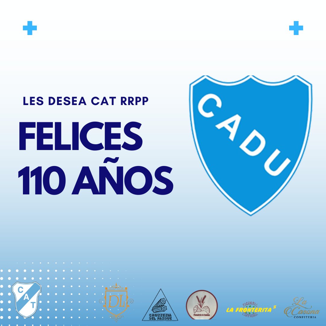 TemperleyRRPP's tweet photo. Desde el Club Atlético Temperley saludamos en el dia de su 110 aniversario a @caduoficialok 

De Celeste a Celeste 🩵

#LaFamiliaMasGrandeDelSur https://t.co/CUgbInNsio