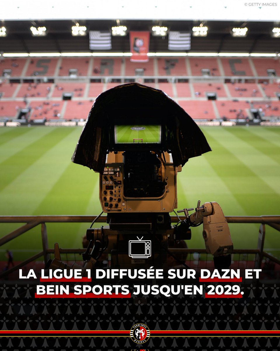 team_srfc's tweet photo. #DiffusionTV
🚨 La feuilleton des droits TV a enfin rendu son verdict ce dimanche soir.
À partir du début de la saison prochaine et jusqu'en 2029, la @Ligue1 sera diffusée sur DAZN (8 matchs par journée) et BeIN Sports (1 match par journée). 📺
-
📸 : Getty Images https://t.co/yLL9l31AnB