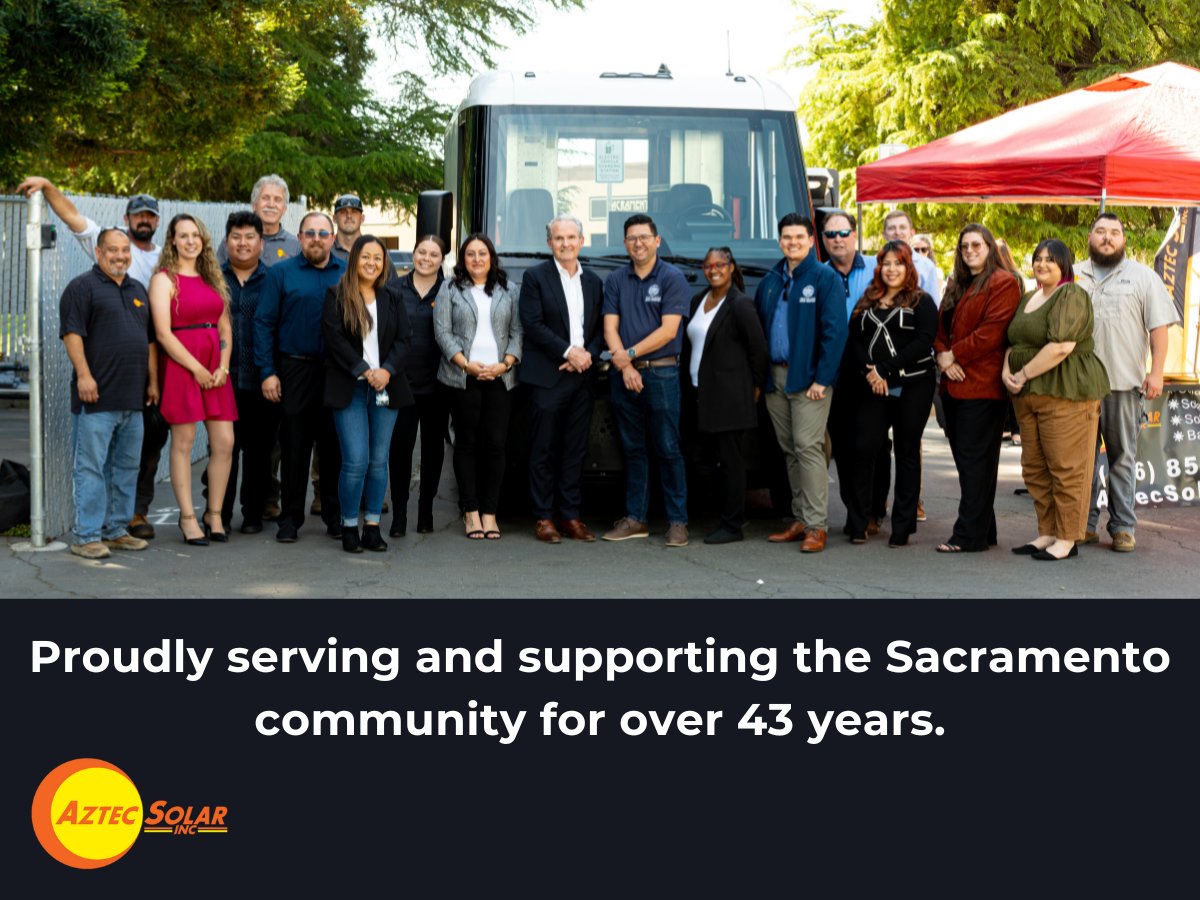 aztecsolar's tweet image. At Aztec Solar, our in-depth knowledge of SMUD, PG&amp;amp;E and the Greater Sacramento area ensures you receive top-notch service and fast support. Reach out to your local solar provider today: aztecsolar.com/contact-us

#solar #aztecsolar #sacramentosolar #sacramento