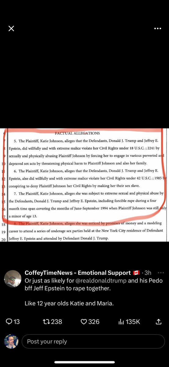 WinterParkRadio's tweet photo. @Rothmus @elonmusk Rapists shouldn’t be holding rally’s anyway #TrumpIsASerialRapist @elonmusk @realDonaldTrump https://t.co/0n8klk2Abn