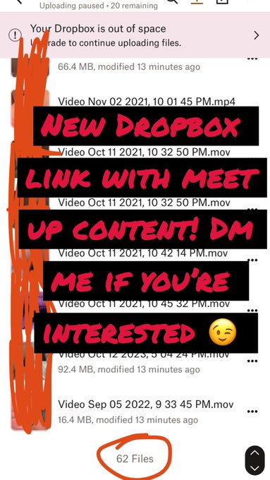 Two new Dropbox links available! Dm me if you&rsquo;re interested 😉 https://t.co/JDzuO3aCFp