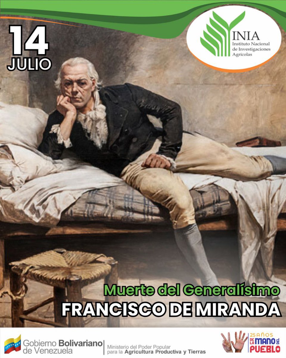 IniaAragua's tweet photo. Conocido como El Primer Venezolano Universal y El Americano más Universal, #FranciscodeMiranda fue partícipe de la Independencia de los Estados Unidos, de la Revolución Francesa y posteriormente de la Independencia de Venezuela. Uno de sus objetivos era la lucha por la libertad. https://t.co/gbLIdixcAY