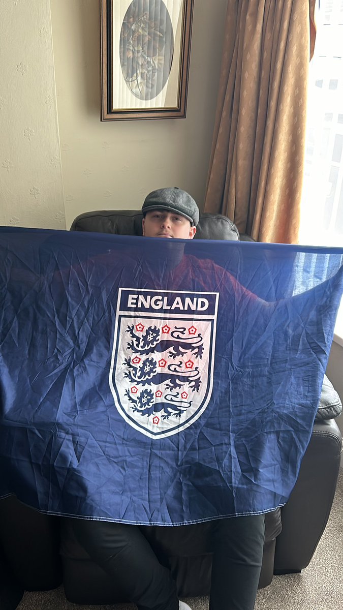 03Bryd's tweet photo. Dan is excited for the big game today! He’s a huge Pickford fan! COME ON ENGLAND! #england #jude #SSNThreeLions https://t.co/zbxVS2NbKL