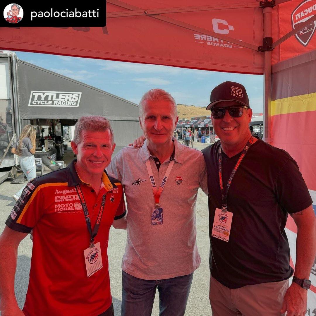 Great to see Sporting Director of Ducati Corse, Paolo Ciabatti, &amp; Supercross Motorcross Champ, Ricky Johnson, at the <a href="/motoamerica/">MotoAmerica</a> Superbike Speedfest at <a href="/weatherTechRcwy/">WeatherTech Raceway Laguna Seca</a> in Monterey!
X: <a href="/PCiabatti/">Paolo Ciabatti</a>
IG: <a href="/therickyjohnson/">Ricky Johnson</a>

#supercross #motocross #ducati #motorsport #racinglegend