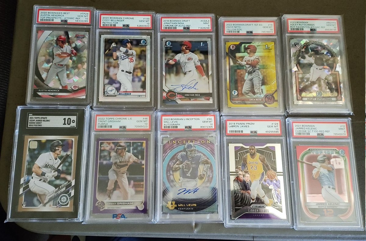 Hoerner1st2018's tweet photo. Few slabs available
Please let me know if anything catches your eye
Start a #WackyStack
Cash out 7/26
Happy collecting everyone
@sports_sell
@CodiDaReposter
@84baseballcards
@ILOVECOLLECTIN1 https://t.co/5mD6xi4HVg