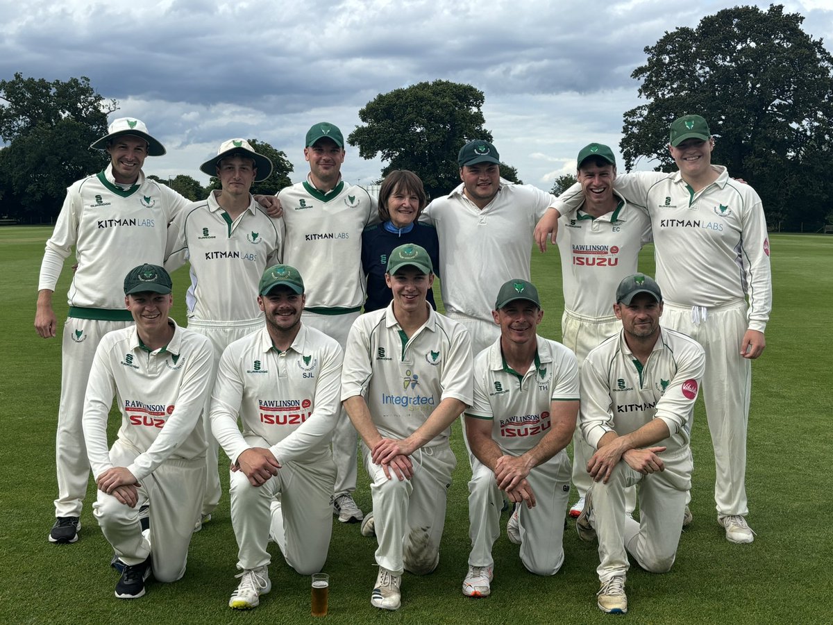 WoolpitCC's tweet photo. WE’RE @TheCricketerNVC QUARTER-FINALISTS 🤯

A huge congratulations to our NVC XI who with a 7 wkt win over @StokeGreenCC, have qualified for the LAST 8 (!) in the country &amp; will now play in the QFs for a place in the last 4… 

What an achievement…. 🐺💚

#WoolpitCC #OneClub https://t.co/OgEstWu7BX