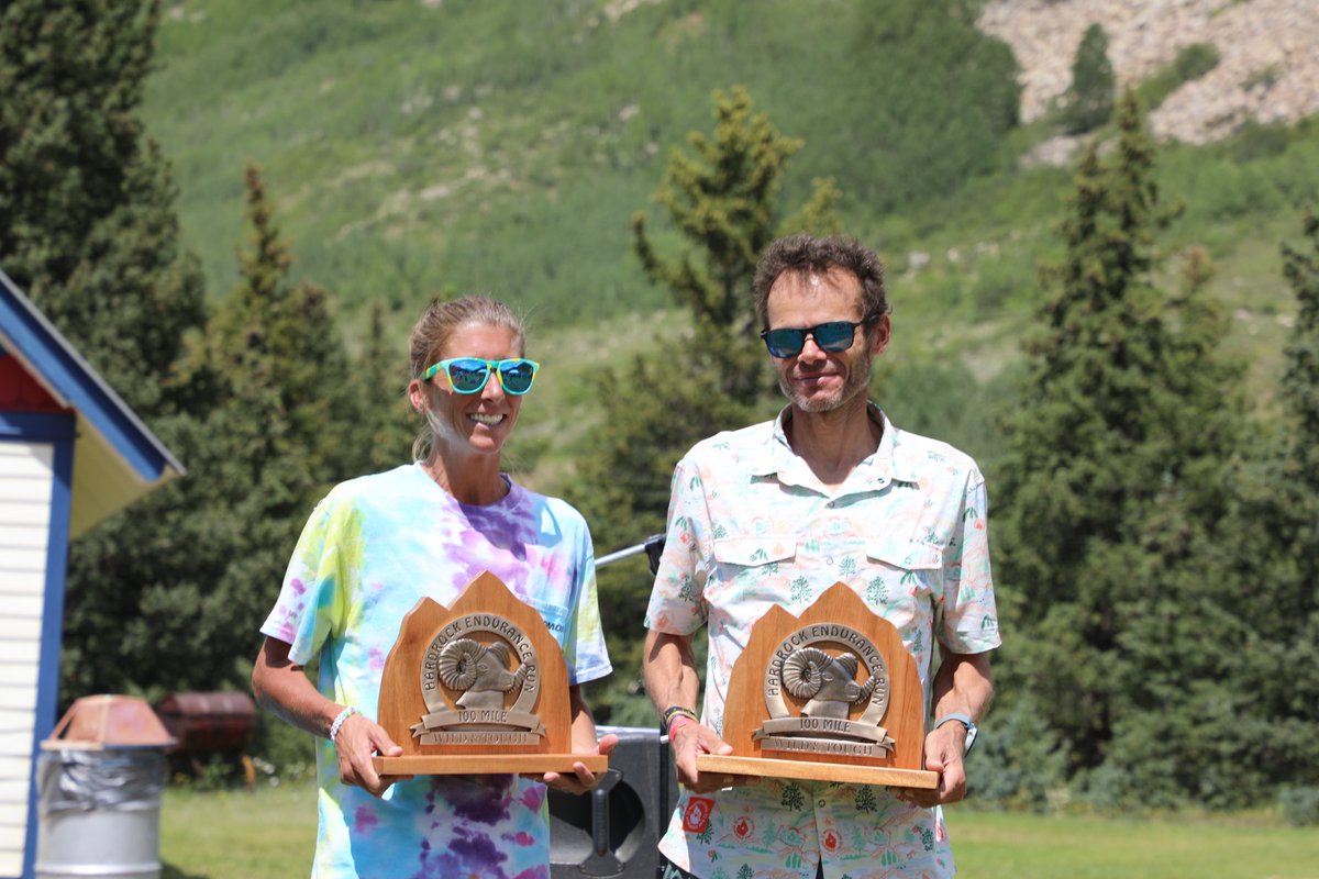 iRunFar's tweet photo. The 2024 Hardrock 100 winners: Courtney Dauwalter and Ludovic Pommeret, both of whom set course records. 

For the full story at the front of the race, check out our results article: 
https://t.co/o6nj5rrwvx #HR100 https://t.co/WjBDfy3At0