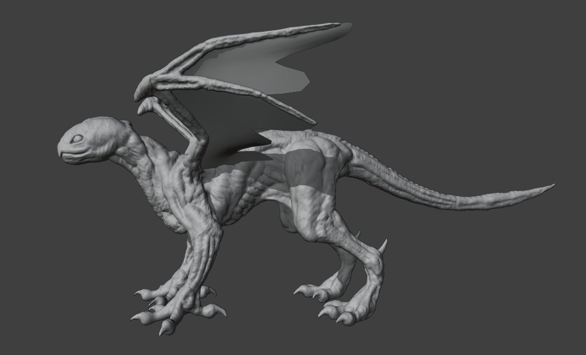DIAlternation27's tweet photo. Hello everyone this is Daily Art Study 27 Part 1, 2 hour sculpt. and its my favorite number so this will be continued on tomorrow's study I'm really excited for it😊 #b3d #blender #creature #art #2hour #dragon #dragon https://t.co/eko2gcI8QL