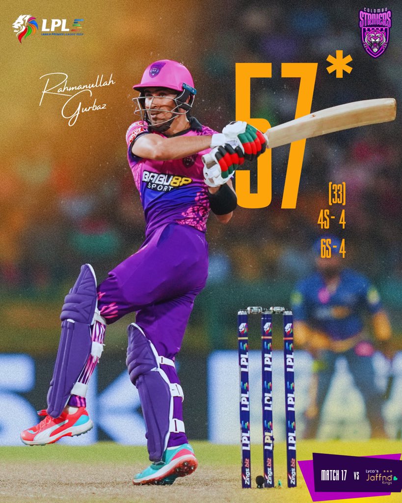 ColomboStrikers's tweet photo. Winning hearts and games ๐ซถ๐ผ @RGurbaz_21
#ColomboStrikers #LPL #StrikeToConquer #TheBasnahiraBoys #HouseOfTigers #Lankapremierleague #CSvsJK #LPL2024 #RahmanullahGurbaz https://t.co/NFidoS8gd7