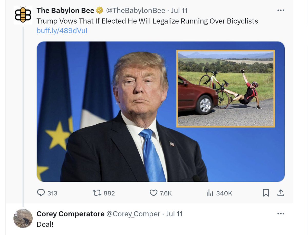 hissgoescobra's tweet photo. Corey Comperatore, a Trump supporter who was killed by an AR-15 at a MAGA rally, was also a former Fire Chief who publicly advocated running over bicyclists, loved Vladimir Putin, drank unpasteurized milk, and posted all manner of vile propaganda. Sad he died, facts matter. https://t.co/MnNLWI2oEX