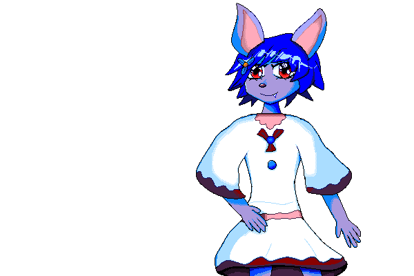 JohnaoVictory's tweet photo. Emília Lazulita Pc-98 style art attempt https://t.co/YDeXV5rxTP