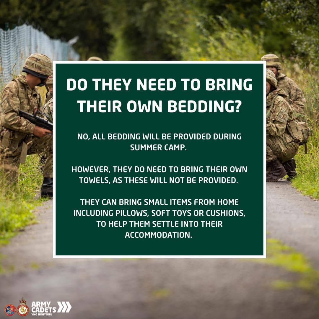 davidyeomans86's tweet photo. 2/2 FAQS - IMPORTANT INFORMATION FOR PARENTS &amp; GUARDIANS

Some useful information for parents and guardians of cadets attending this Annual Camp this year. 

IF IN DOUBT, PLEASE ASK YOUR DETACHMENT COMMANDER FOR A KIT LIST

@ArmyCadetsUK #nwrfca @AcctUk https://t.co/qwOjTCzMrw