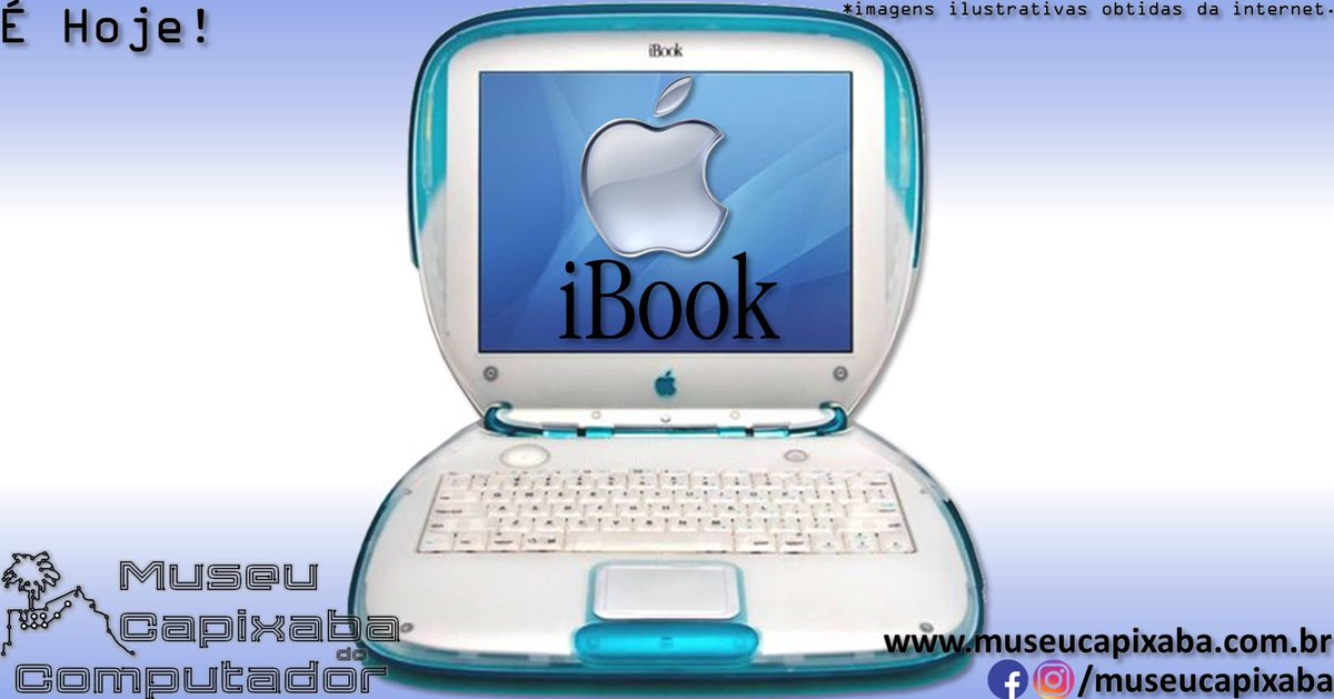 museucapixaba's tweet photo. É hoje! 25 anos do Apple iBook G3 Clamshell de 1999
+em https://t.co/g7AxZiBHso
#MuseuCapixaba #mcc #éhoje #museu #tecnologia #retro #geek #Apple #PowerPC #iBookG3Clamshell #Clamshell #AppleiMac #iBook #iBookG3 #iMac #AppleMacBook #ApplePowerBook #Laptop #MacBook #WiFi https://t.co/oMSF30HyTO