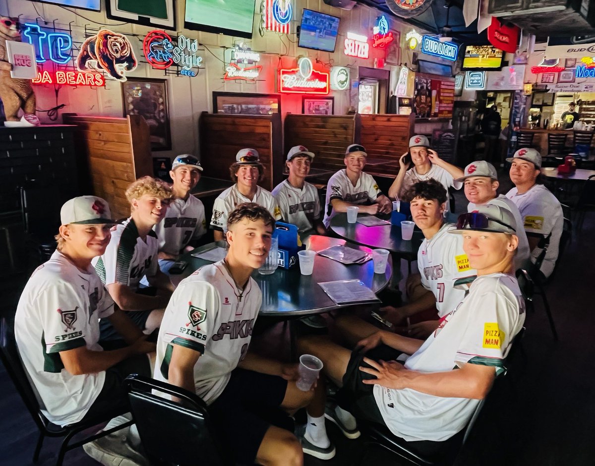 Congrats to Spikes 16U on Top Collegiant Illinois State Championship. Twenty six teams competed with Spikes Baseball taking the title.
Play right, act right and be a good teammate can lead to great success.