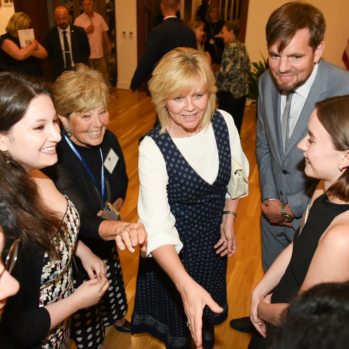 CZinWashington's tweet photo. What an evening with 🇨🇿 compatriots and @prezidentpavel at @CzechCMHouston 👏

A huge thanks to the Center staff &amp; volunteers who made this event happen, especially after hurricane Beryl. A memorable night for the President, the First Lady, and all the attendees! https://t.co/LCbC2IN1Nw