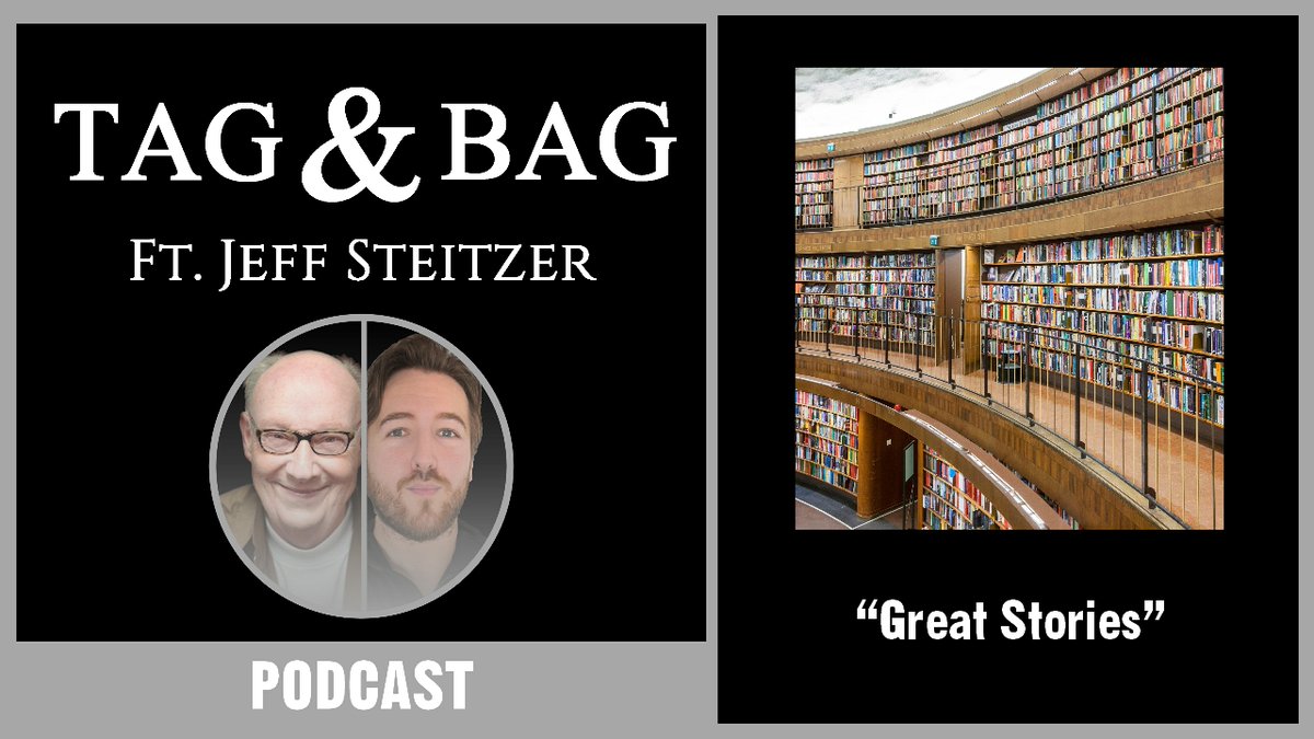 burlybirdmedia's tweet photo. In the latest Tag &amp; Bag, Jeff and Jonathan share their favourite literary adventures, acknowledge the importance of focus when consuming art, and complain about the concept of multi tasking.

WATCH - https://t.co/ShK0zbm0pc
LISTEN - https://t.co/rwvrLAe4ZX

#stories #jeffsteitzer https://t.co/T2wv7pzekD