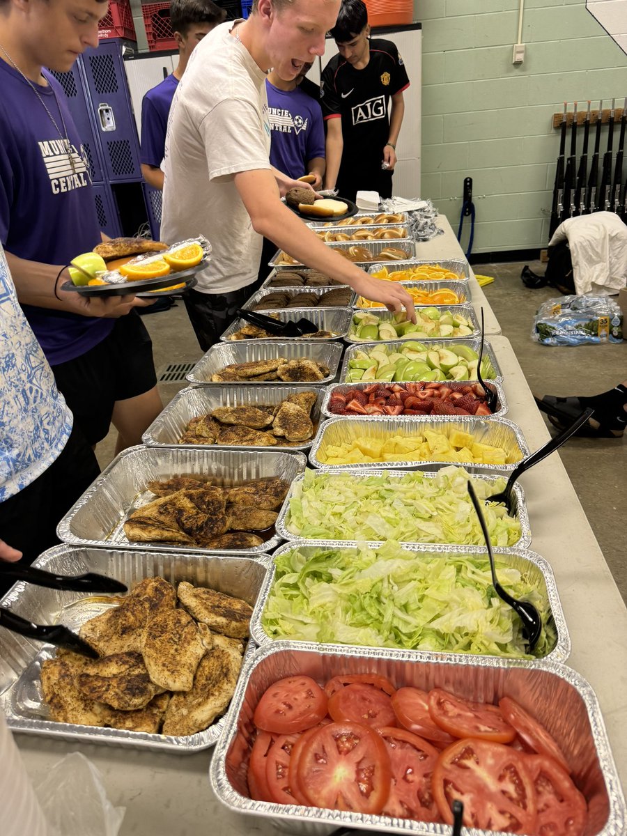 MCHSBoys_Soccer's tweet photo. Day 3 we made some moves! Out of the dorms and into Central for the start of our team lock-in. Out of the rain and into the heat. We got drenched with hurricane rains, trained our brains in the classroom and film room, and went toe to toe in the Purple V White game! https://t.co/4UUvfLB1JK
