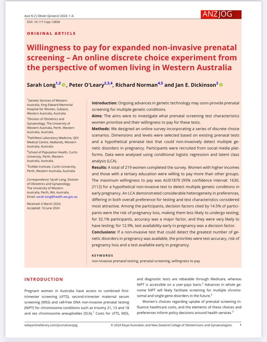 Really stoked to have my latest paper published! obgyn.onlinelibrary.wiley.com/doi/full/10.11…