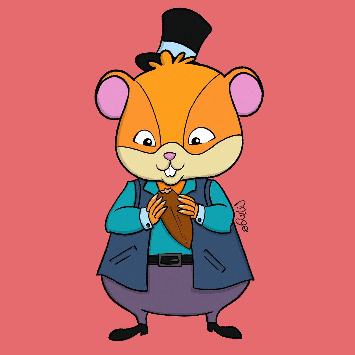 mingokiddo's tweet photo. Mr. Hamsta 🐹
#Hamster #Almond #Pet 
#Cute #HamsterCEO https://t.co/m7urSebIS3