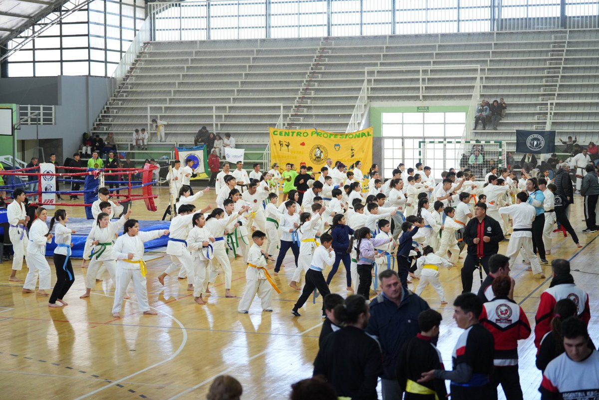 Gran evento vivimos hoy en Junín con la 27º edición del Campeonato Argentino de Artes Marciales, Copa Día del Amigo, organizado por el profesor Juan Suárez, director de la Academia Mendocina de Karate kime Shin Ryu y la <a href="/MuniJuninMdz/">Municipalidad de Junín</a>.