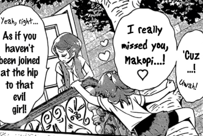 SHE'S LITERALLY ROMEOING OMGGGGG BUTCH MANGA REAL 