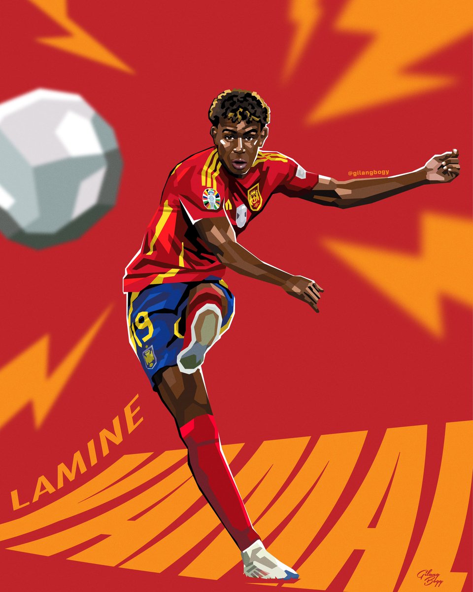 Young Player of the Tournament: Lamine Yamal 🇪🇸✨ and also, the youngest player to win the EURO!
#EURO2024 #LamineYamal