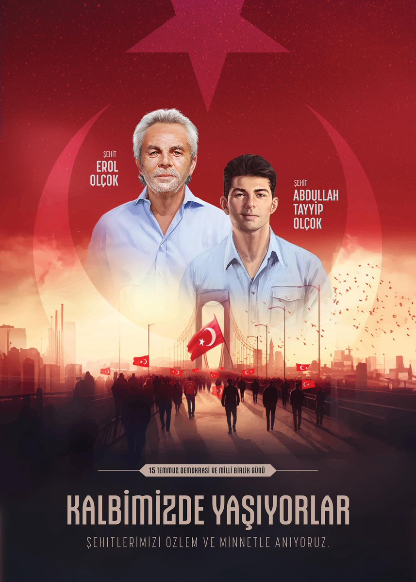 Sizi anmadan bir günümüz geçmiyor.

15 Temmuz Şehitlerimizi unutma!

15 Temmuz’da vatan evlatlarına silah kaldıran alçakları ve hainleri unutma!