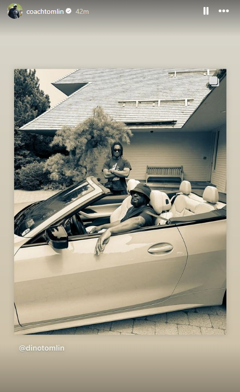 Steelersdepot's tweet photo. What would this Album be named that has Mike Tomlin in the picture? Be nice. #Steelers #NFL https://t.co/Oi0mQS9IFL