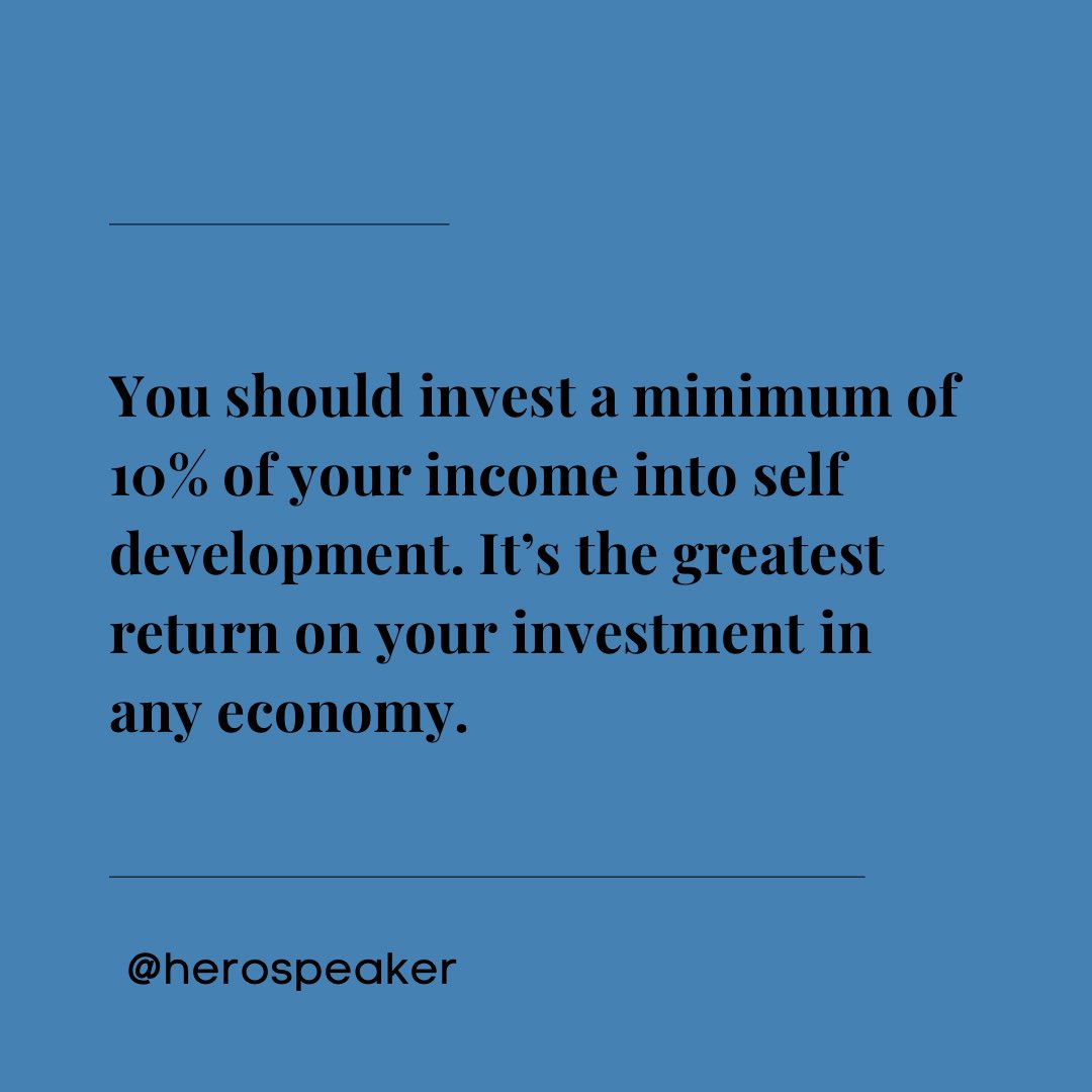 HeroSpeaker's tweet image. #selfdevelopement