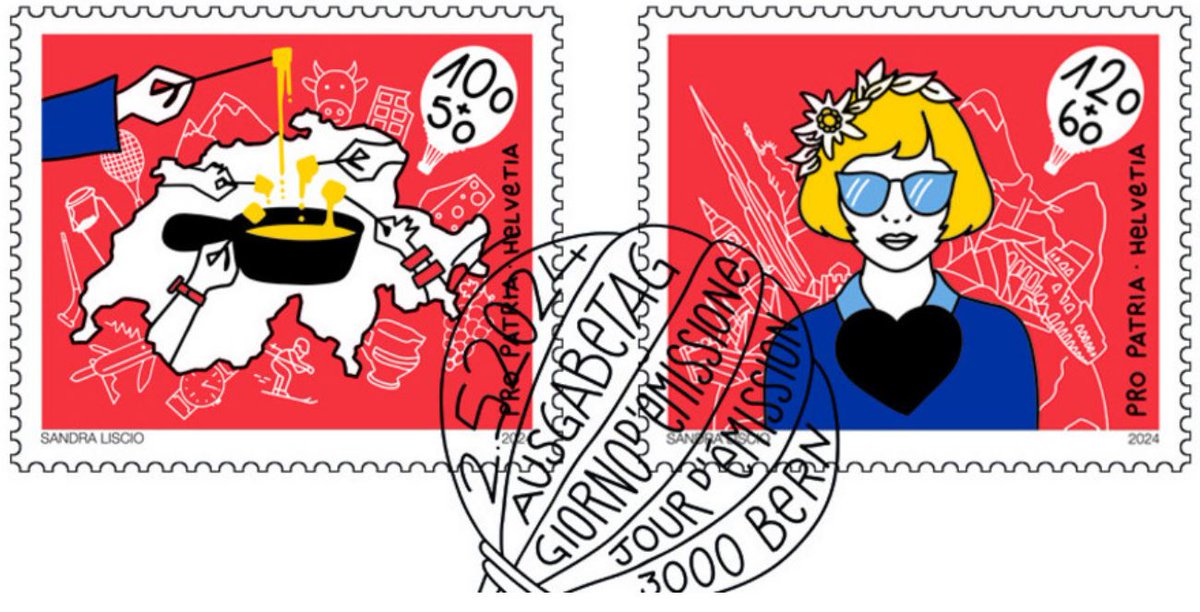 A new stamp from Switzerland with thermal ink! See:
bit.ly/caquelonstamp 
<a href="/lbigfoot/">Lawrence Fisher</a> <a href="/GaryLoew/">Gary Loew</a> @DefenDerium <a href="/SLSSP1822US/">AB🇺🇸-Philately</a> <a href="/stampden/">Peter</a> <a href="/jmlynek/">Jack Mlynek 🇨🇦💉💉 💉 💉💉💉</a> <a href="/d_b_z/">DBZ Deutsche Briefmarken-Zeitung</a>  <a href="/ForPhilately/">Philately for Future</a> <a href="/Philatelovely/">Philatelovely. John</a> <a href="/DigiPhilatelist/">The Digital Philatelist</a> <a href="/sebphilatelie/">Sebjarod</a> <a href="/TAT_STAMPS/">Ted the Talking Stamp Collector (who/me)</a> <a href="/philatelyfun/">Philatelyfun</a> <a href="/DissecPhilately/">Dissecting Philately</a>  <a href="/AhmabRama/">Ahmad</a> <a href="/magnarssonTV/">Jonas</a>