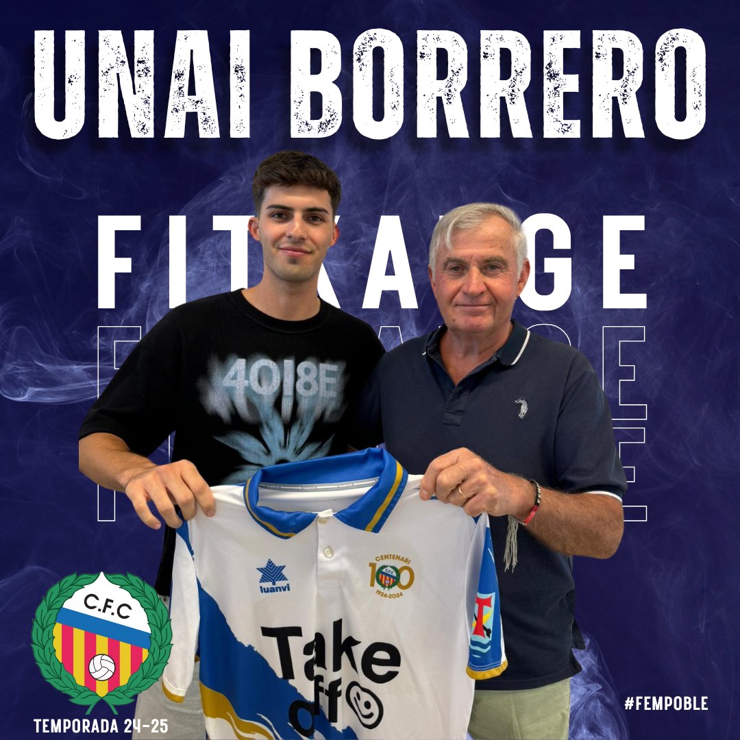 cfcanonja's tweet photo. 1er EQUIP | FITXATGE 

Tercera incorporació per la temporada 24-25! 

Unai Borrero, extrem dret de 21 anys, procedent del CD Morell.
 
Benvingut Unai!! 💪🏼
Som-hi Canonja!🤍💙 https://t.co/WWO1cEb6UX