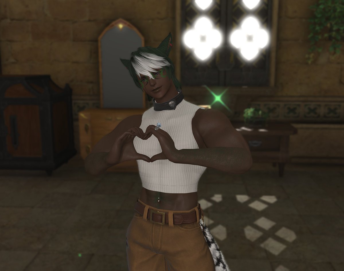 HarleyFFXIV's tweet photo. Slowly getting back to handsome bean back to back to where he was. <3 https://t.co/zdWJ4Zyun8