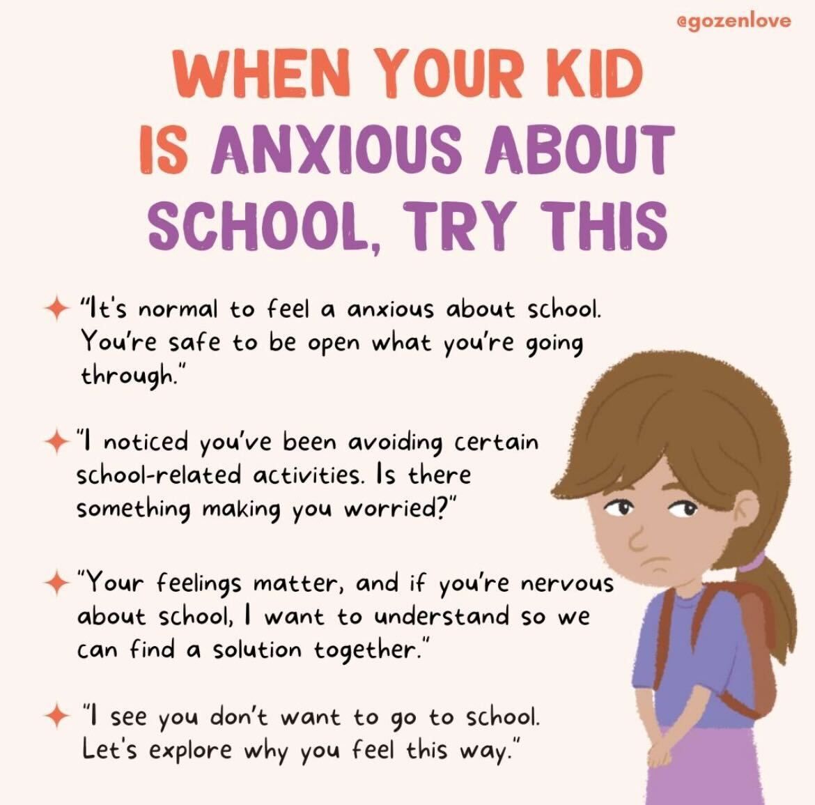 Nervous About Going To School