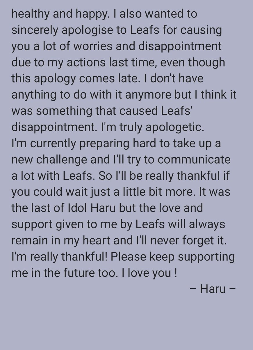 benevoIencia's tweet photo. Full translation of Haru's letter that she posted on her Instagram account on July 17th, 2024
Let's show her a lot of support in her next journey 💜
#HARU #하루 #NATURE #네이처 https://t.co/1VBE4bgUdk