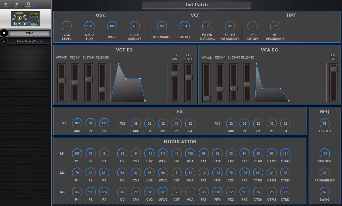 SoundQuestMS's tweet photo. Today #SoundQuest released a #MidiQuest CC editor for the #Dreadbox #Typhon. The editor supports full and local editing, virtual bank organization and patch randomization. https://t.co/iTIprg55vh #VST3 #VST2 #AAX #MFX #SysX https://t.co/afhSozHwl7